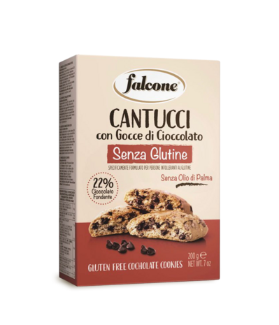 Falcone cantucci cioccolato (glutenvrij)