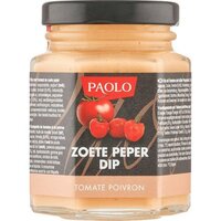 Zoete peper tomaat dip