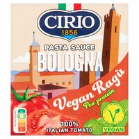 Cirio Vegan Ragù Bolognese Saus  Vegetarische Italiaanse Klassieker 341ml