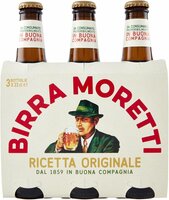 Birra Moretti 3x33cl Tray LAutentica