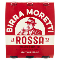 Birra Moretti 3x33cl Tray La Rossa
